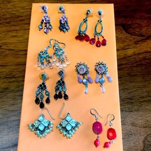 Crystal earrings.  No missing stones.